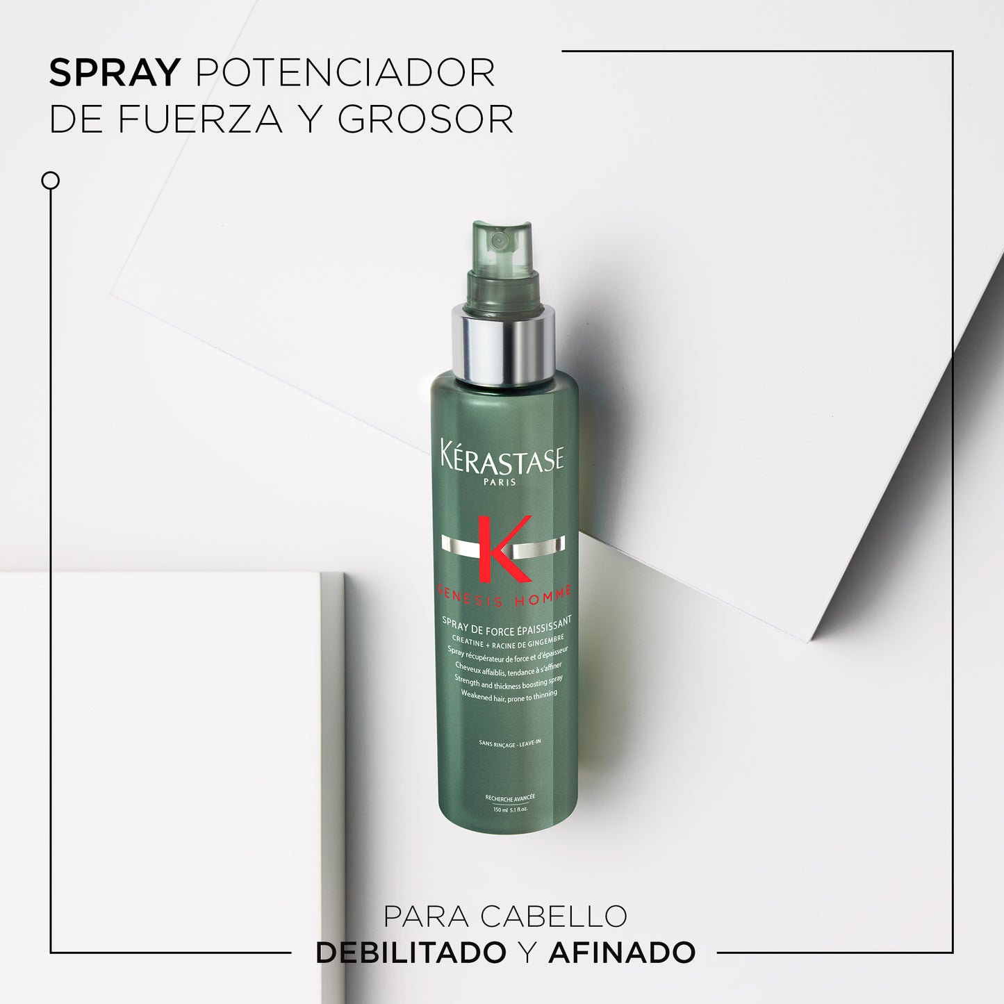 GENESIS HOMME - Spray De Force Épaississant