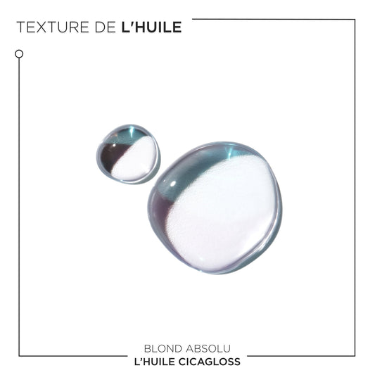 BLOND ABSOLU - L'huile Cicagloss Rechargeable  pour cheveux blonds sensibilités, éclaircis ou méchés