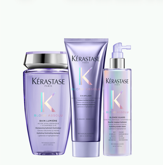 Blond Absolu Trio de soins d'hydratation éclairsissants