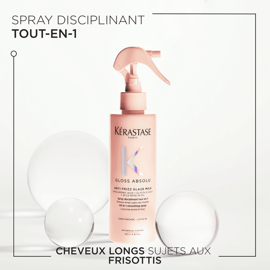 GLOSS ABSOLU - Spray Lait Glaze Anti-Frisottis Tout-en-unq