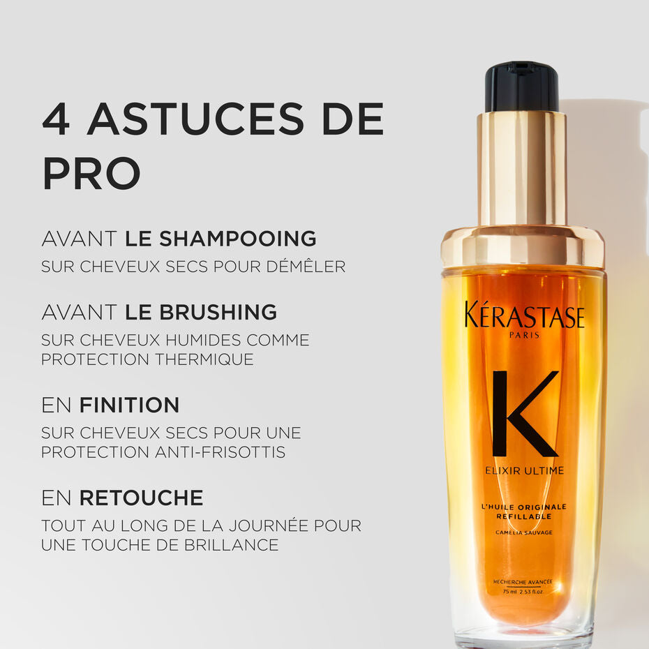 ÉLIXIR ULTIME -  L’Huile Originale Rechargeable